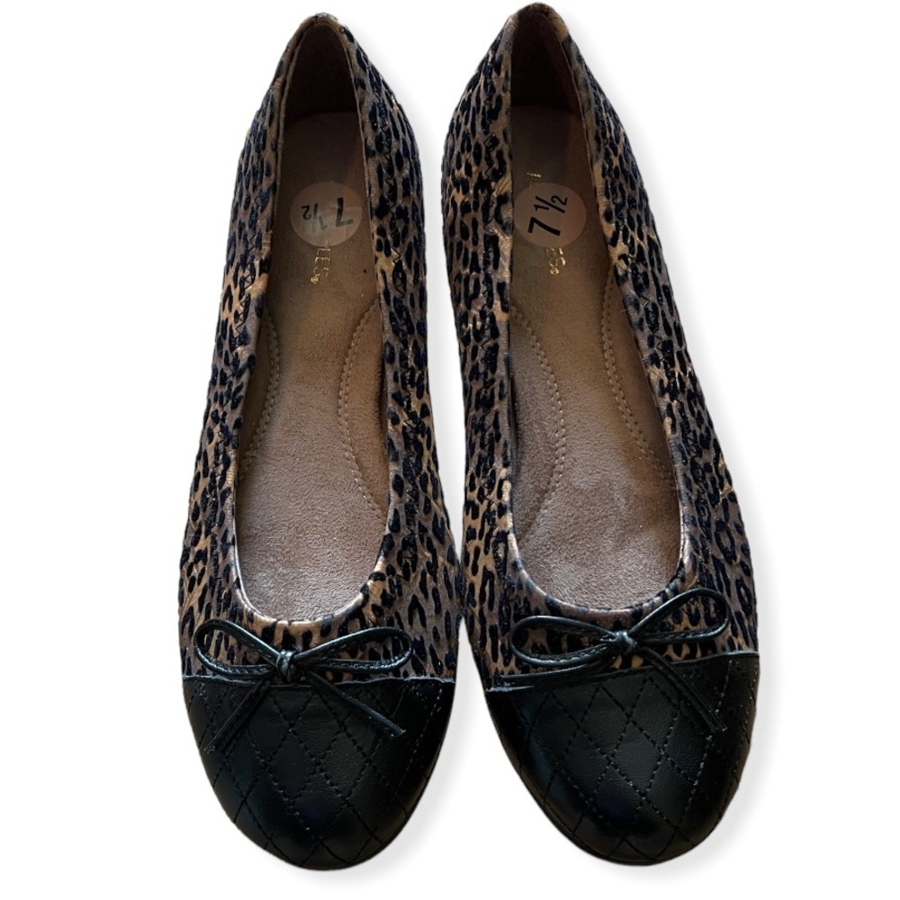 Aerosols Leopard Print Flats Size 7.5 - Picture 3 of 8